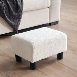 White Foot Resting Stool #100099 Get set style furniture