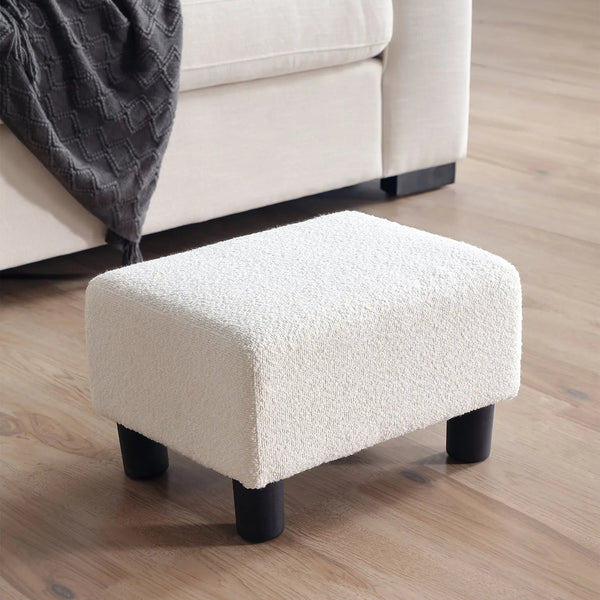 White Foot Resting Stool #100099 Get set style furniture