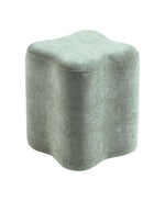Load image into Gallery viewer, Modern Flowers Shaped Boucle Fabric Ottoman ( GREEN )
