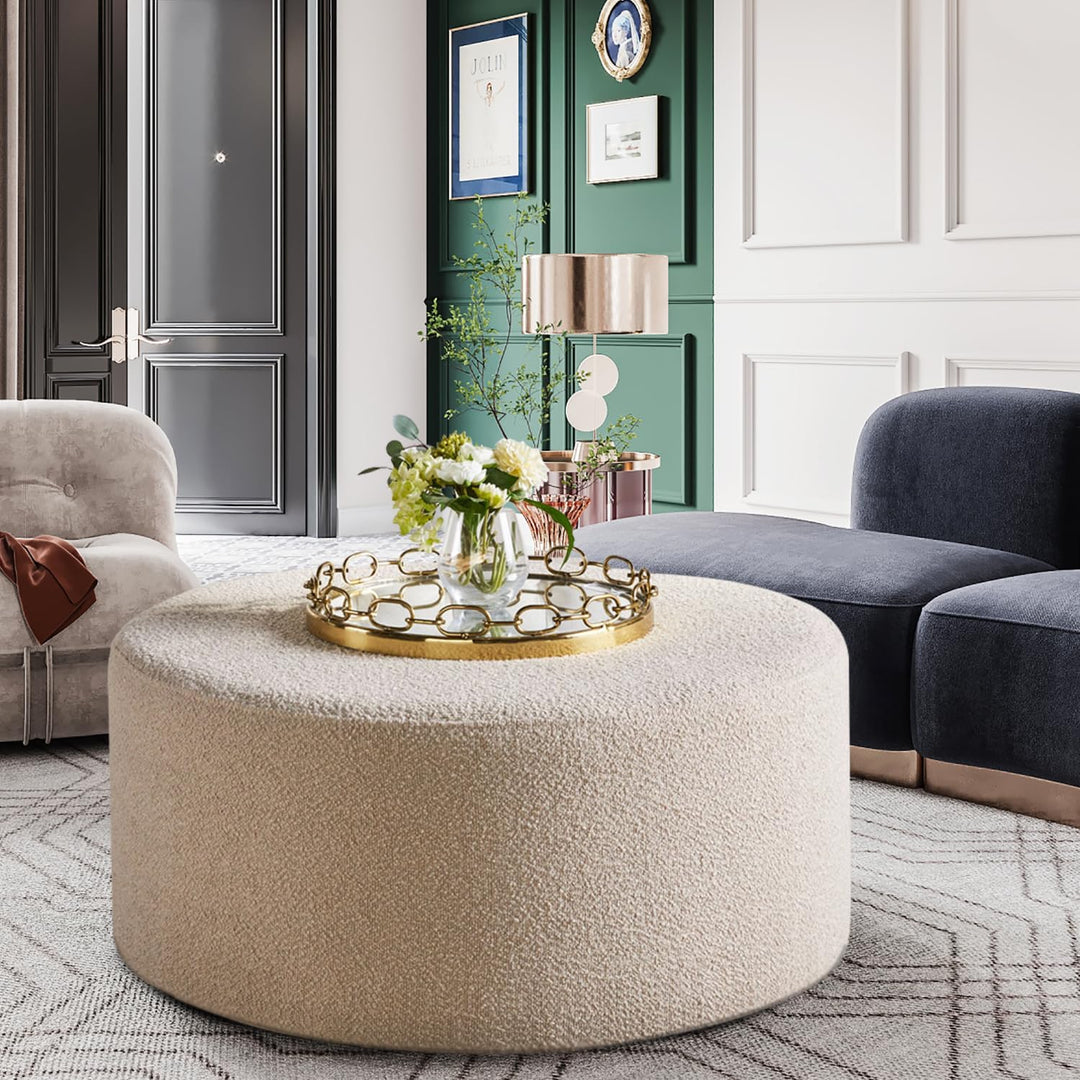 Khaki Round Coffee Table #120003