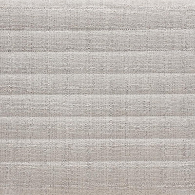 Beige U Shaped Boucle Ottoman #100094