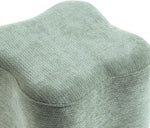 Load image into Gallery viewer, Modern Flowers Shaped Boucle Fabric Ottoman ( GREEN )
