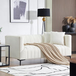 Load image into Gallery viewer, White Tufted Sofa - 3 Seats #030003
