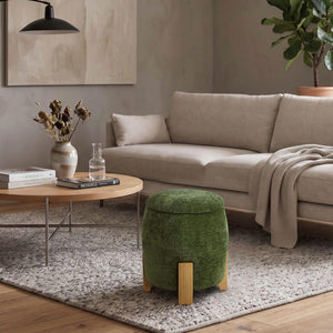 Pillar Round Storage Ottoman Get Set Style Furniture