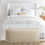 Load image into Gallery viewer, Taupe Boucle Bench #900016
