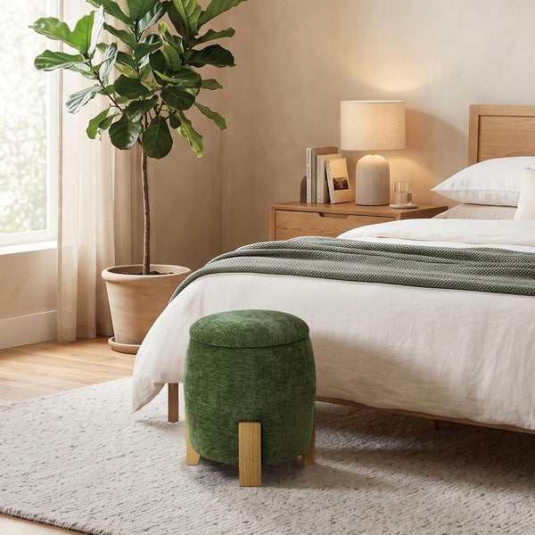 Pillar Round Storage Ottoman Get Set Style Furniture