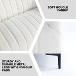Load image into Gallery viewer, White Tufted Sofa - 3 Seats #030003
