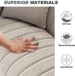 Load image into Gallery viewer, White Tufted Sofa 2 Seats #020004
