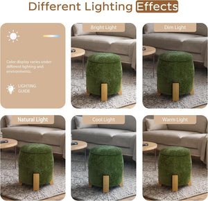 Pillar Round Storage Ottoman Get Set Style Furniture