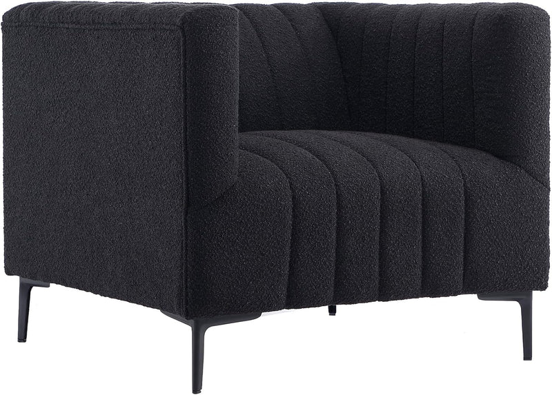 1 Seat Taupe Tufted Sofa 