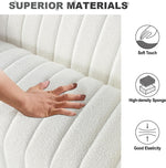 Load image into Gallery viewer, White Tufted Sofa - 3 Seats #030003
