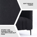 Load image into Gallery viewer, 1 Seat Taupe Tufted Sofa #010065
