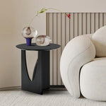 Load image into Gallery viewer, Black Round End Table #400010
