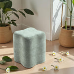 Load image into Gallery viewer, Flower Shaped Accent Stool, Plush petal-shaped ottoman (Green) #100167