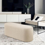 Load image into Gallery viewer, Taupe Boucle Bench #900016
