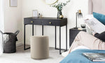 Load image into Gallery viewer, Paulo  Round Boucle Ottoman with Comfy Padded Seat
