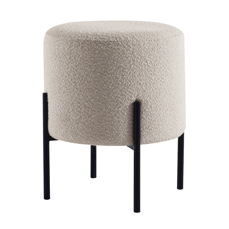 Khaki Boucle Multifunctional Stool 