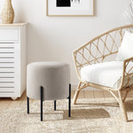 Load image into Gallery viewer, Liora Khaki Boucle Multifunctional Stool
