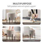 Load image into Gallery viewer, Liora Khaki Boucle Multifunctional Stool
