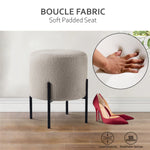 Load image into Gallery viewer, Liora Khaki Boucle Multifunctional Stool
