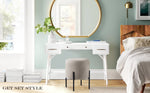 Load image into Gallery viewer, Liora Khaki Boucle Multifunctional Stool
