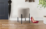 Load image into Gallery viewer, Liora Khaki Boucle Multifunctional Stool
