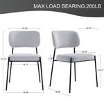 Load image into Gallery viewer, Light Grey Dining Chair*2 #130003
