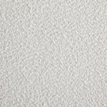 Load image into Gallery viewer, White Curved Boucle Ottoman
