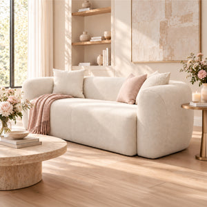 The Merrow 86.6" Sofa with Pillows Get Set Style Furniture