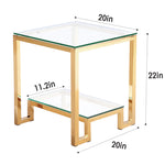 Load image into Gallery viewer, Glass End Table
