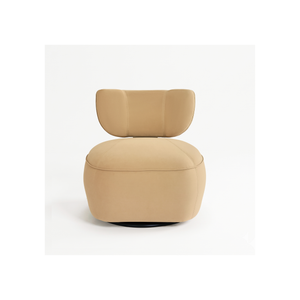 Aurelia Fluted Swivel Chair (Camel) Get Set Style Furniture