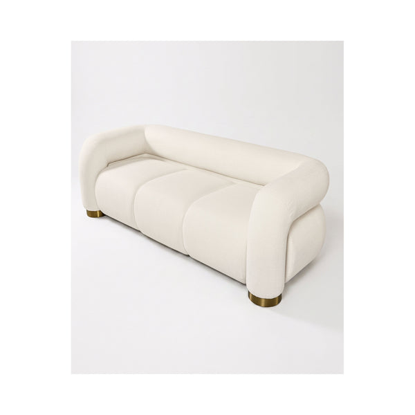 Aurelia Channel-Tufted Sofa (White) Get Set Style Furniture