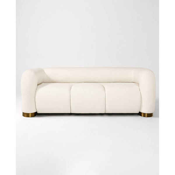 Aurelia Channel-Tufted Sofa (White) Get Set Style Furniture