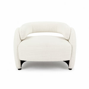 Echo Bouclé Barrel Chair (White) Get Set Style Furniture