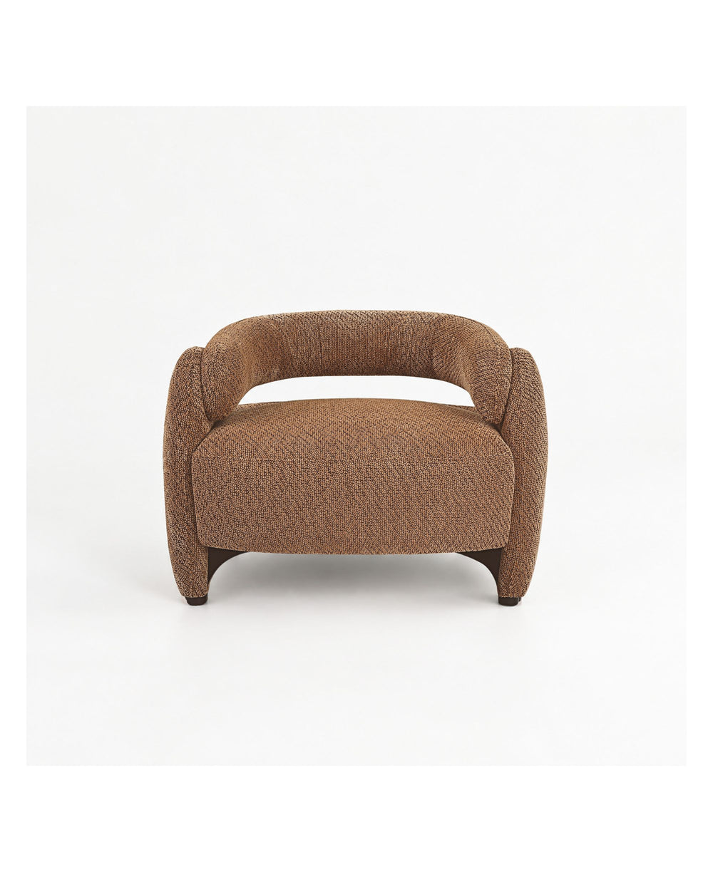 Echo Bouclé Barrel Chair (Cennamon) Get Set Style Furniture