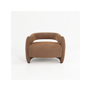 Echo Bouclé Barrel Chair (Cennamon) Get Set Style Furniture