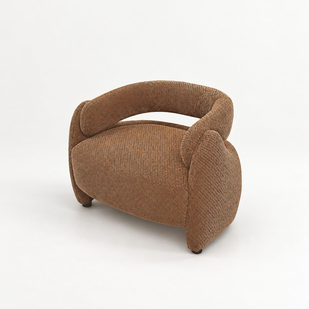 Echo Bouclé Barrel Chair (Cennamon) Get Set Style Furniture
