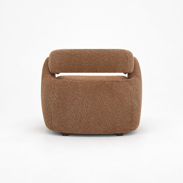 Echo Bouclé Barrel Chair (Cennamon) Get Set Style Furniture