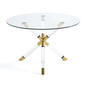 PALOMA DINING TABLE GY-DT-C004 GOLD dia1200*H750mm