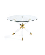 Load image into Gallery viewer, PALOMA DINING TABLE GY-DT-C004 GOLD dia1200*H750mm
