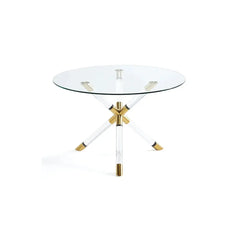 PALOMA DINING TABLE GY-DT-C004 GOLD dia1200*H750mm #103031 Get Set Style Furniture