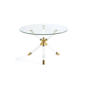 PALOMA DINING TABLE GY-DT-C004 GOLD dia1200*H750mm #103031 Get Set Style Furniture