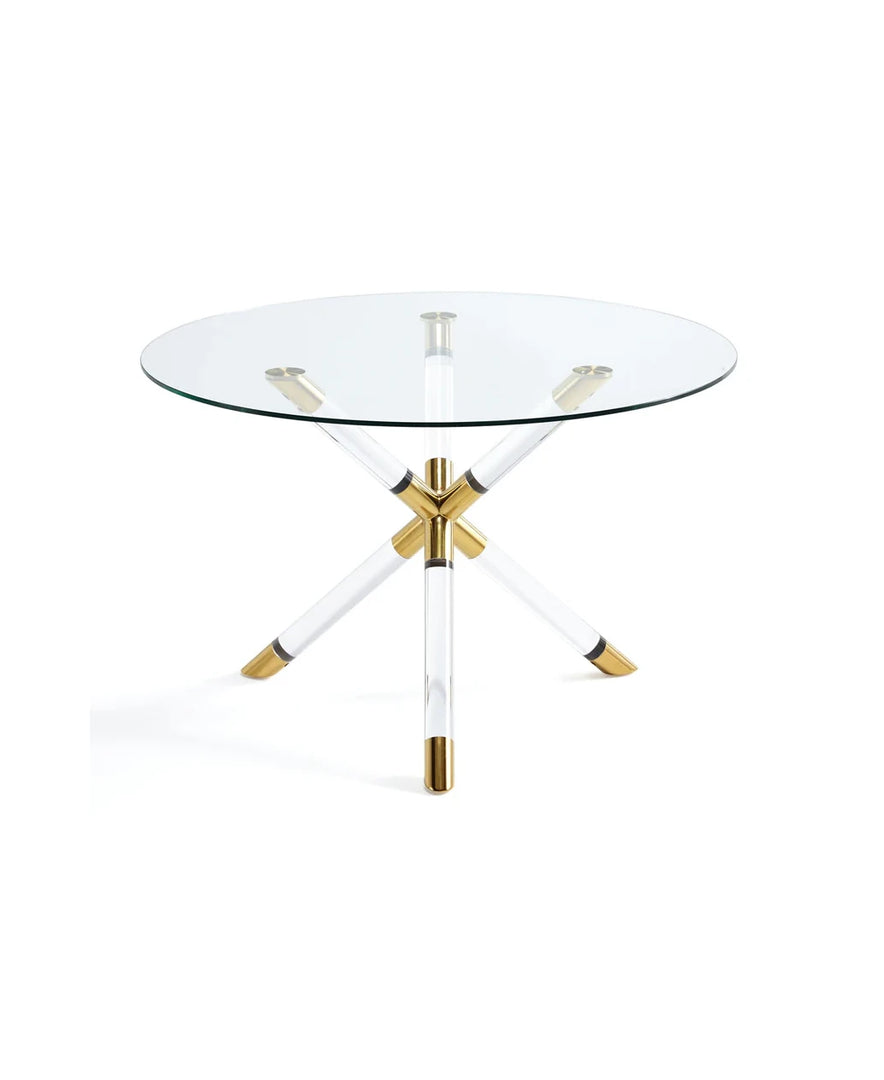 PALOMA DINING TABLE GY-DT-C004 GOLD dia1200*H750mm