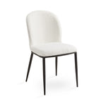 Load image into Gallery viewer, Angie Dining Chair: White Boucle

