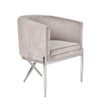 Load image into Gallery viewer, Anton Accent Chair: Grey Velvet
