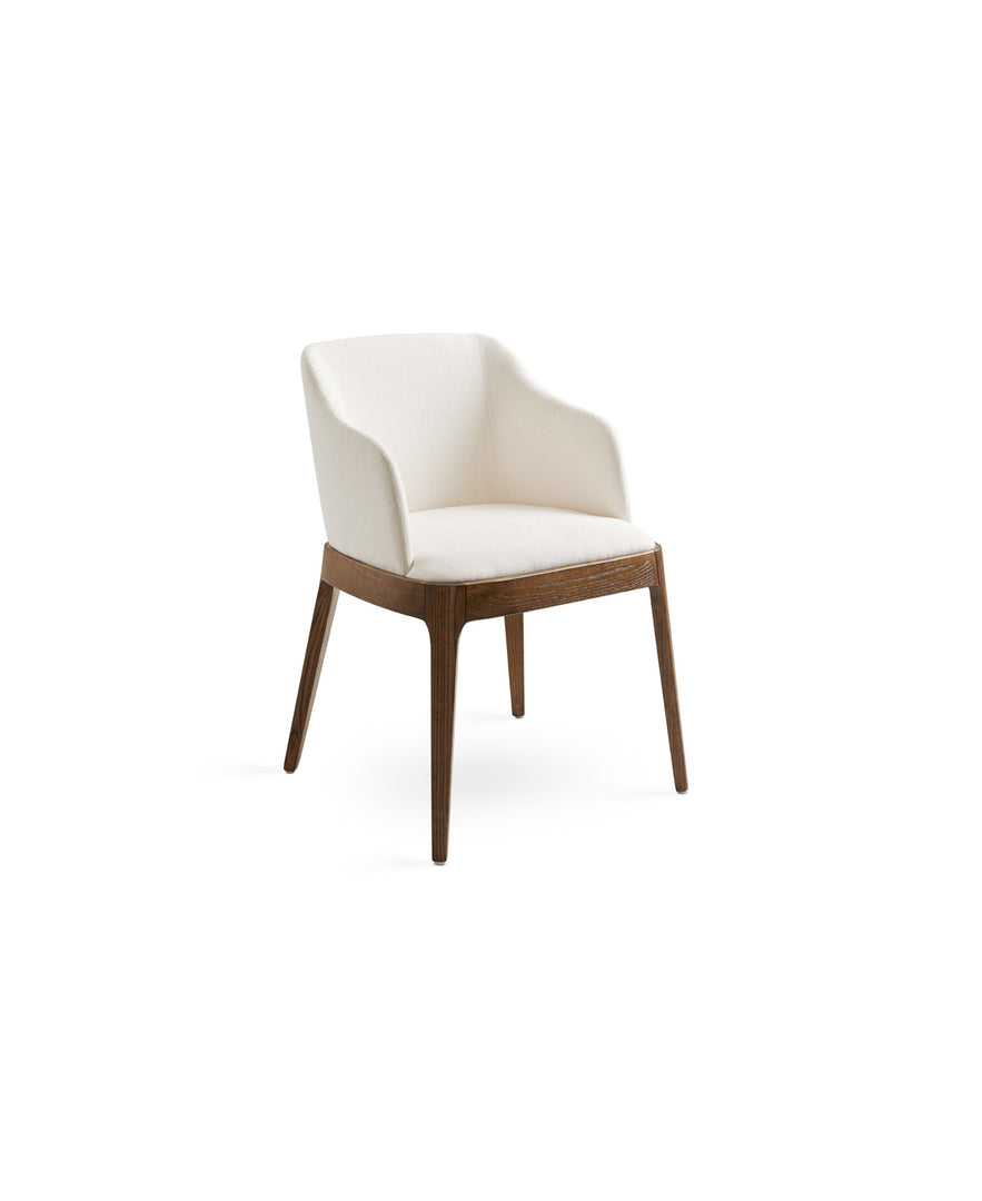 Antonia Dining Chair: Ivory