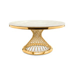 Load image into Gallery viewer, Bailey Gold Dining Table
