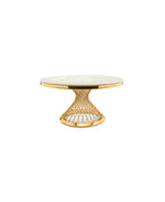Load image into Gallery viewer, Bailey Gold Dining Table
