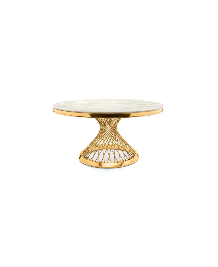 Bailey Gold Dining Table
