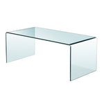 Load image into Gallery viewer, Bent Glass Coffee Table Without Shelf
